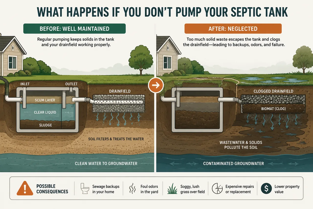 What Happens If You Never Pump Your Septic Tank?